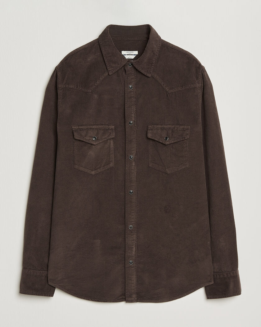 Jacob Cohën Cord Pocket Overshirt Brown – Bruin