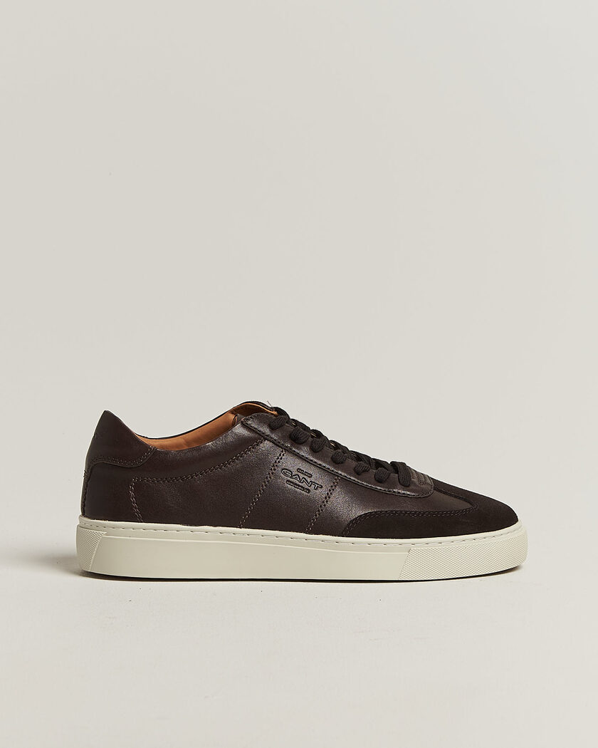 Gant Mc Julien Leather/Suede Sneaker Dark Brown – Bruin