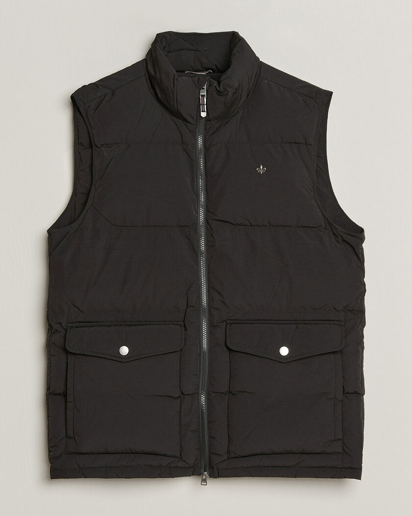 Morris Lennox Puffer Vest Black – Zwart