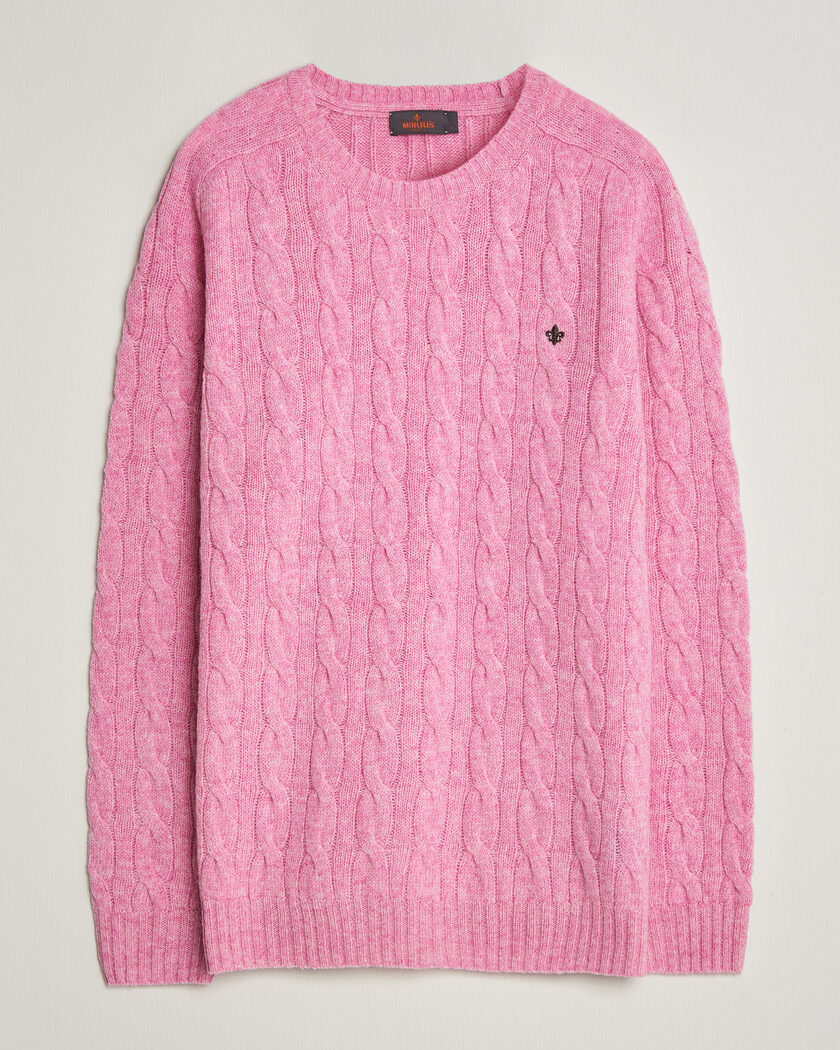 Morris Archard Cable Sweater Pink – Rose