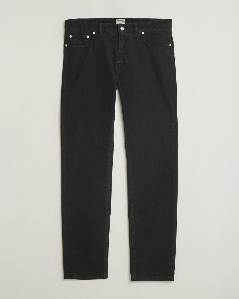 Morris James Cord 5-Pocket Pants Black – Zwart