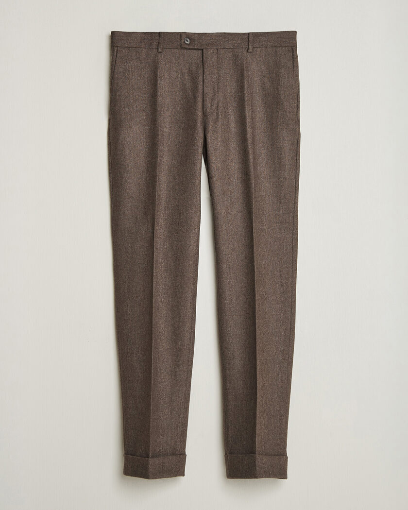 Morris Flannel Suit Trousers Brown – Bruin