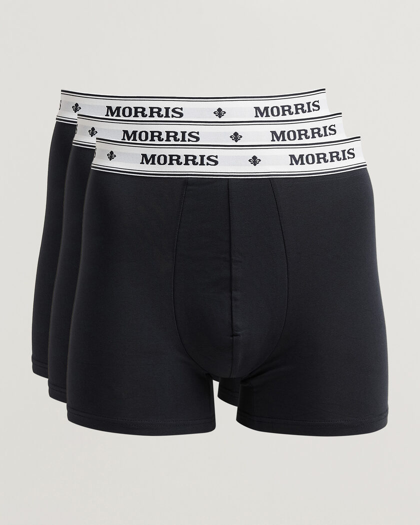 Morris Boxer Brief 3-Pack Old Blue – Bleu