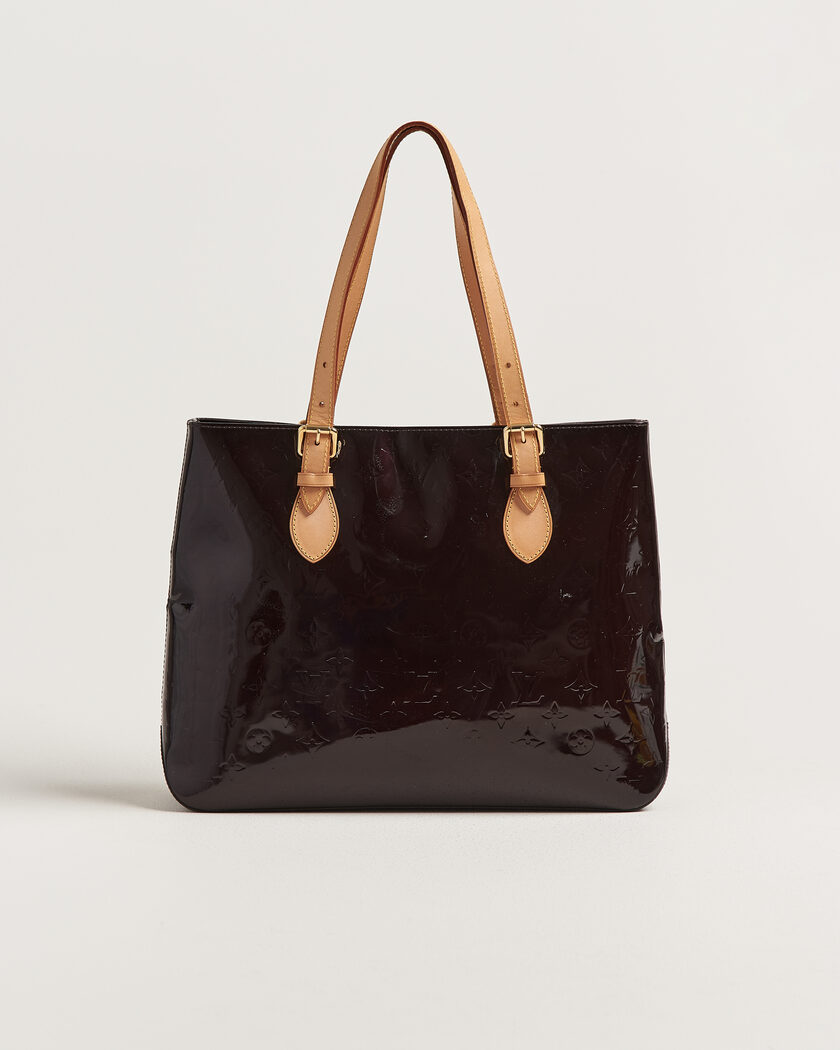Louis Vuitton Pre-Owned Brentwood Tote Bag Vernis Leather Burgundy – Rood