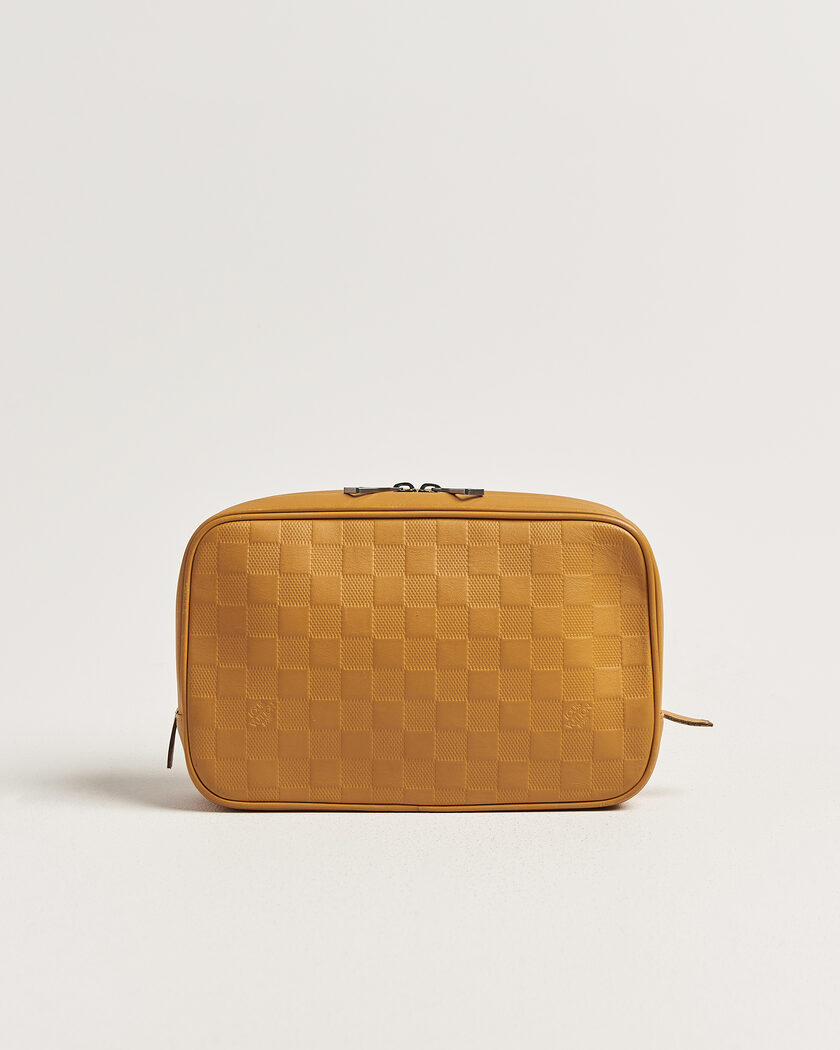 Louis Vuitton Pre-Owned Toiletry Bag Damier Infini Yellow – Jaune