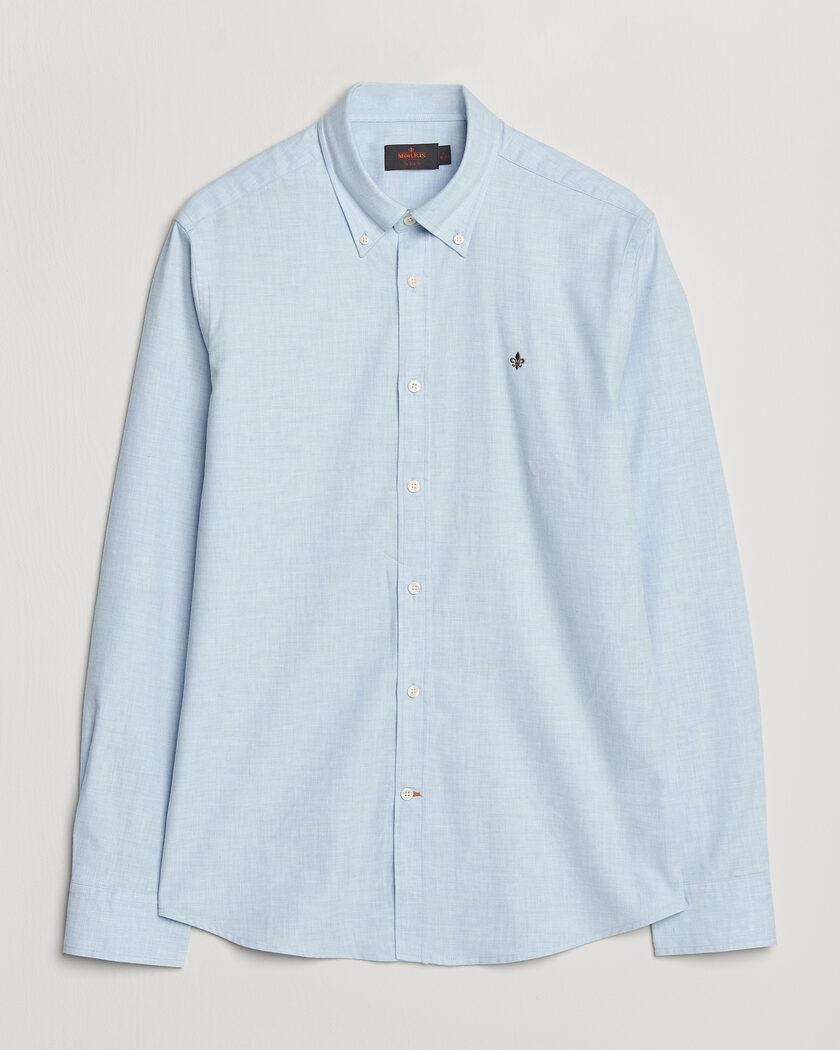 Morris Watts Flannel Shirt Light Blue – Bleu