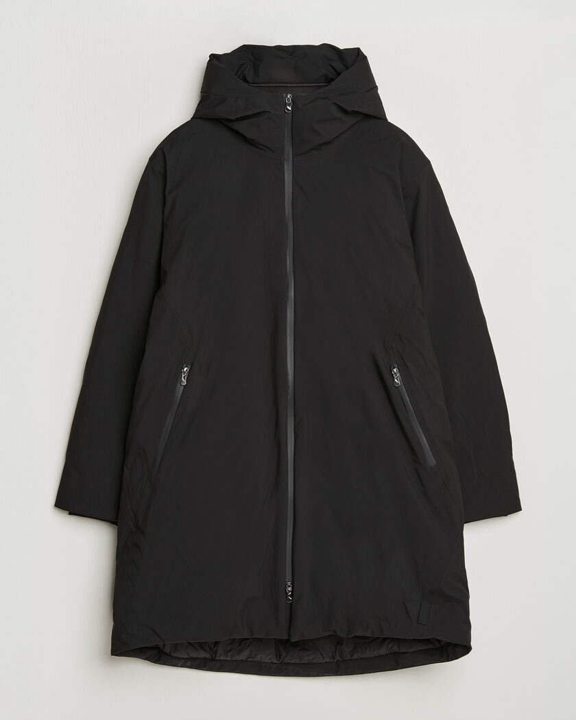 RAINS Sarna Long Puffer Jacket Black – Noir