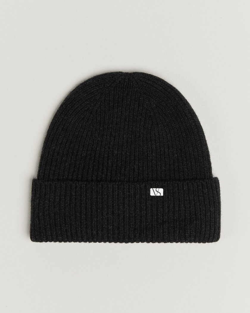 Varsity Headwear Wool/Cashmere Beanie Charcoal Black – Noir
