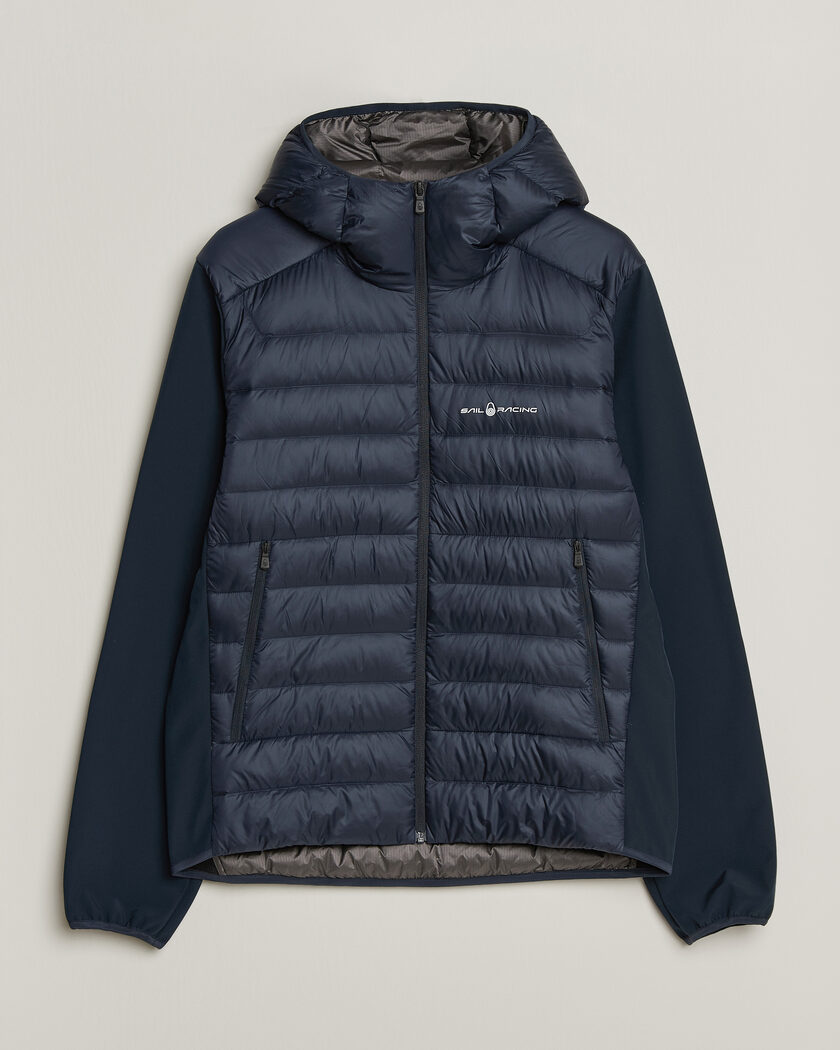 Sail Racing Spray Down Hooded Hybrid Jacket Dark Navy – Bleu