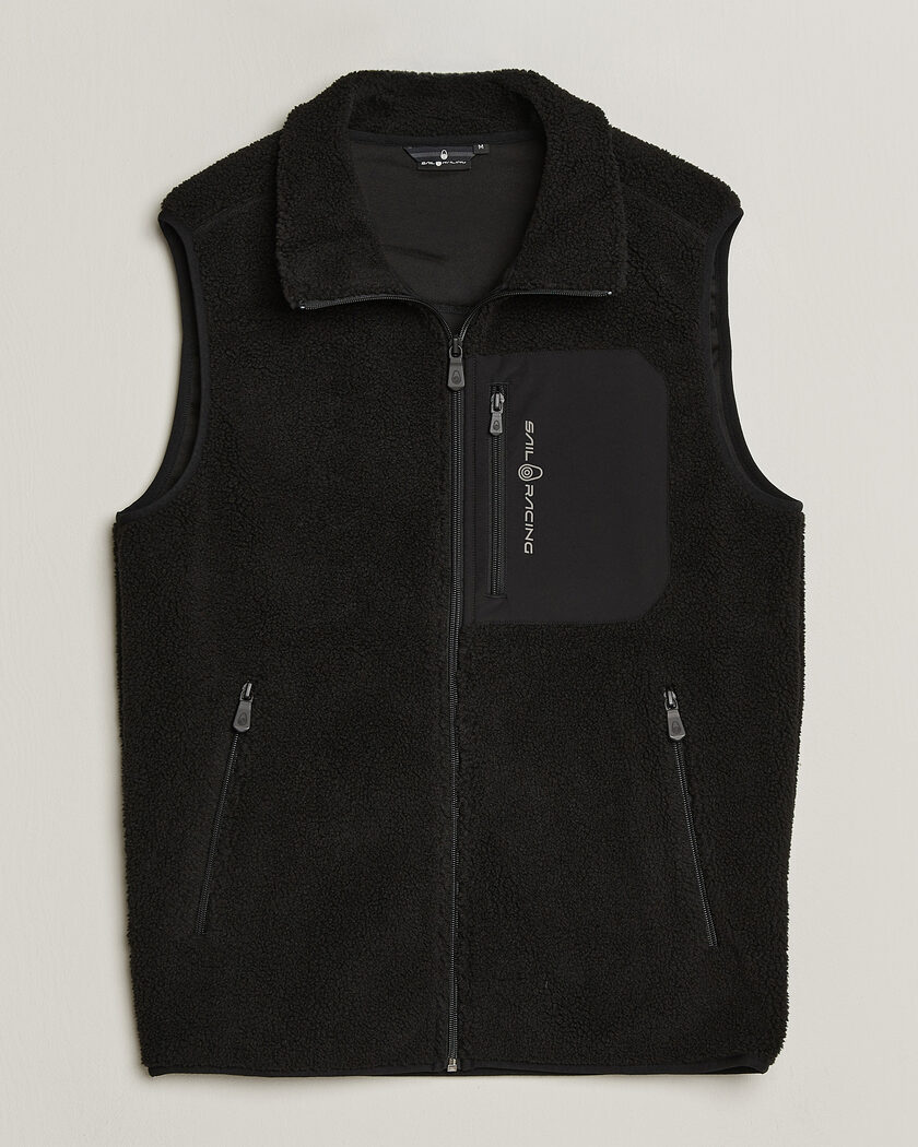 Sail Racing Bowman Pile Vest Carbon – Noir