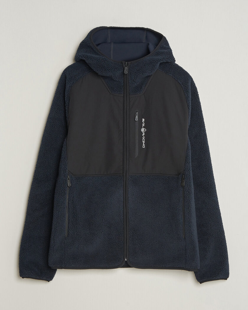 Sail Racing Patrol Pile Full Zip Hoodie Dark Navy – Blauw