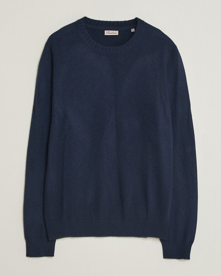 Stenströms Cashmere Crewneck Navy – Blauw