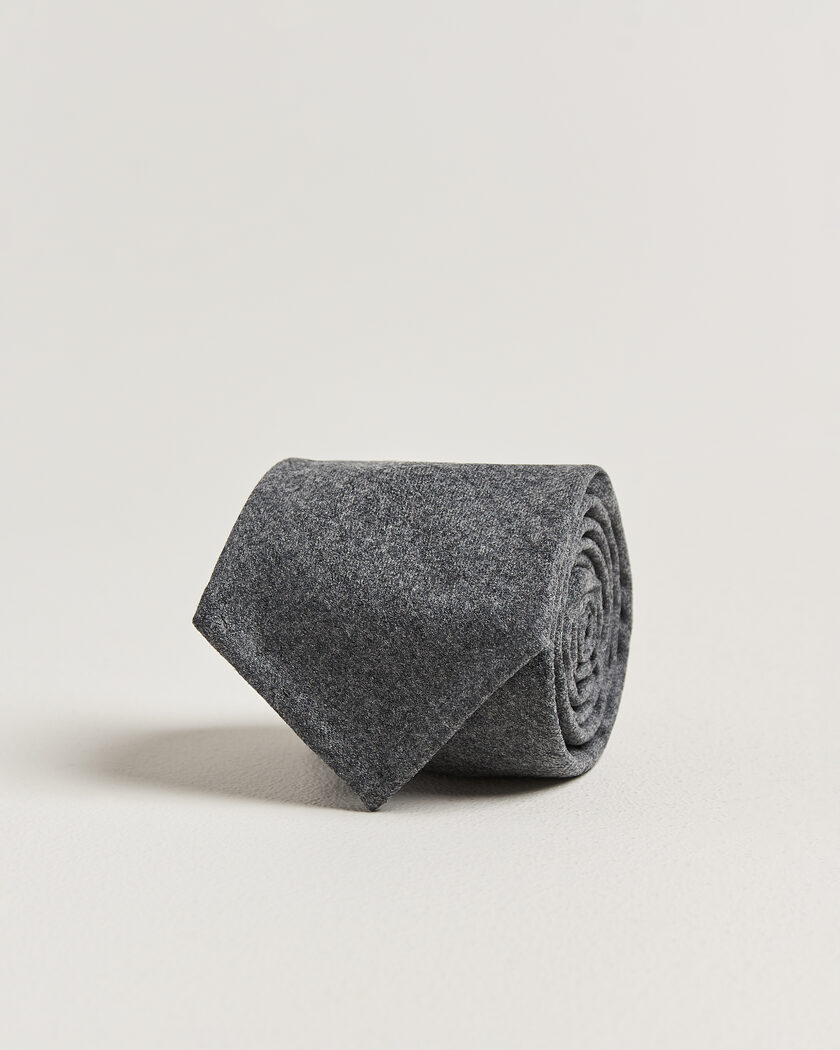 Stenströms Wool Tie 7,5cm Grey – Grijs