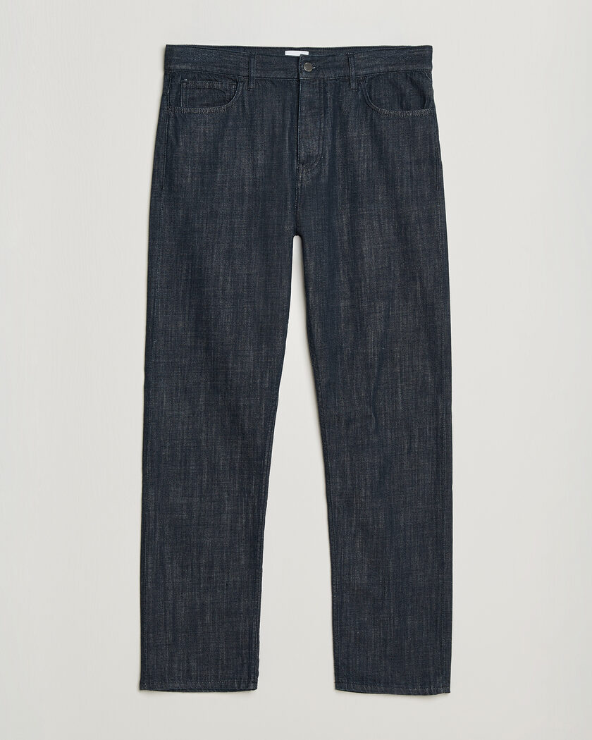 Sunspel Japanese Denim Jeans Blue – Blauw