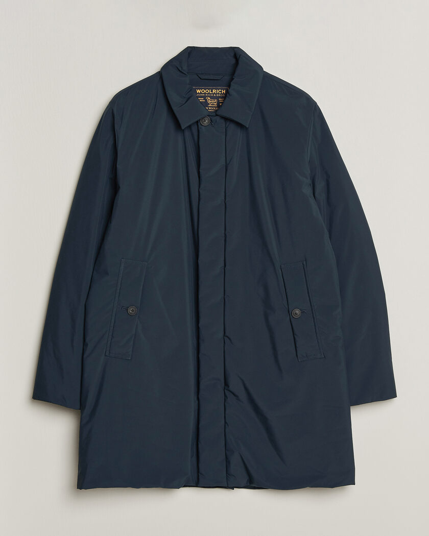 Woolrich Cloud Lamar Light Padded Coat Melton Blue – Bleu