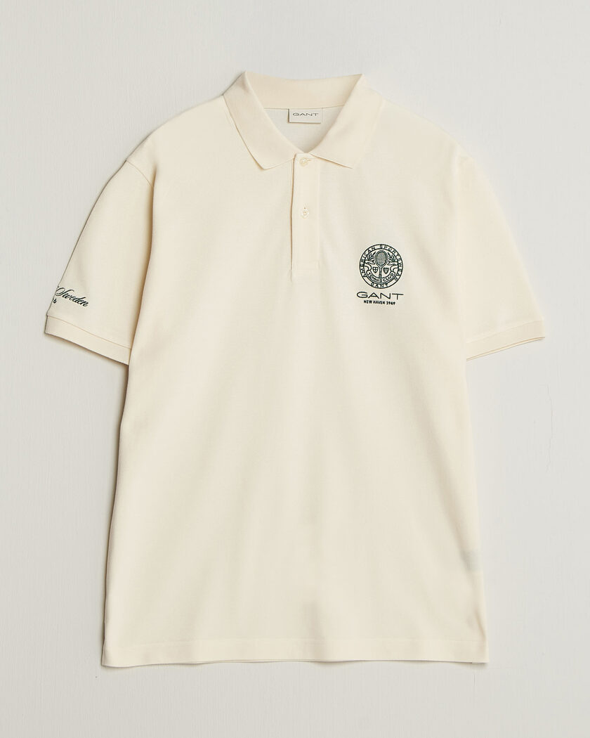 Gant Tournament Pique Cream – Wit