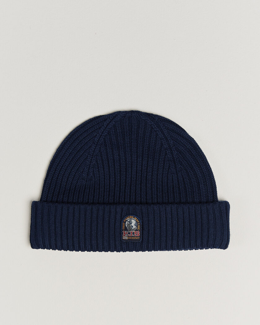 Parajumpers Matio Ribbed Hat Blue Navy – Blauw