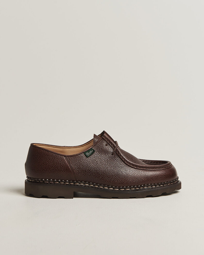 Paraboot Michael Derby Ebony Grain – Bruin