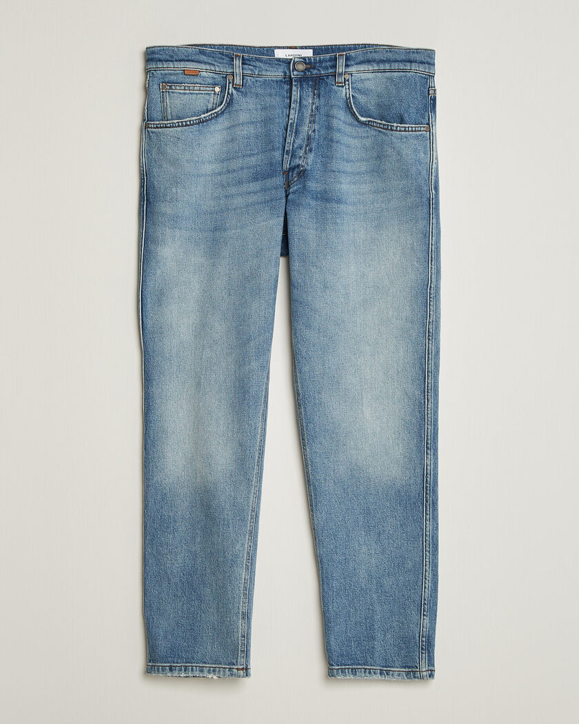 Lardini Cotton Denim Blue – Blauw