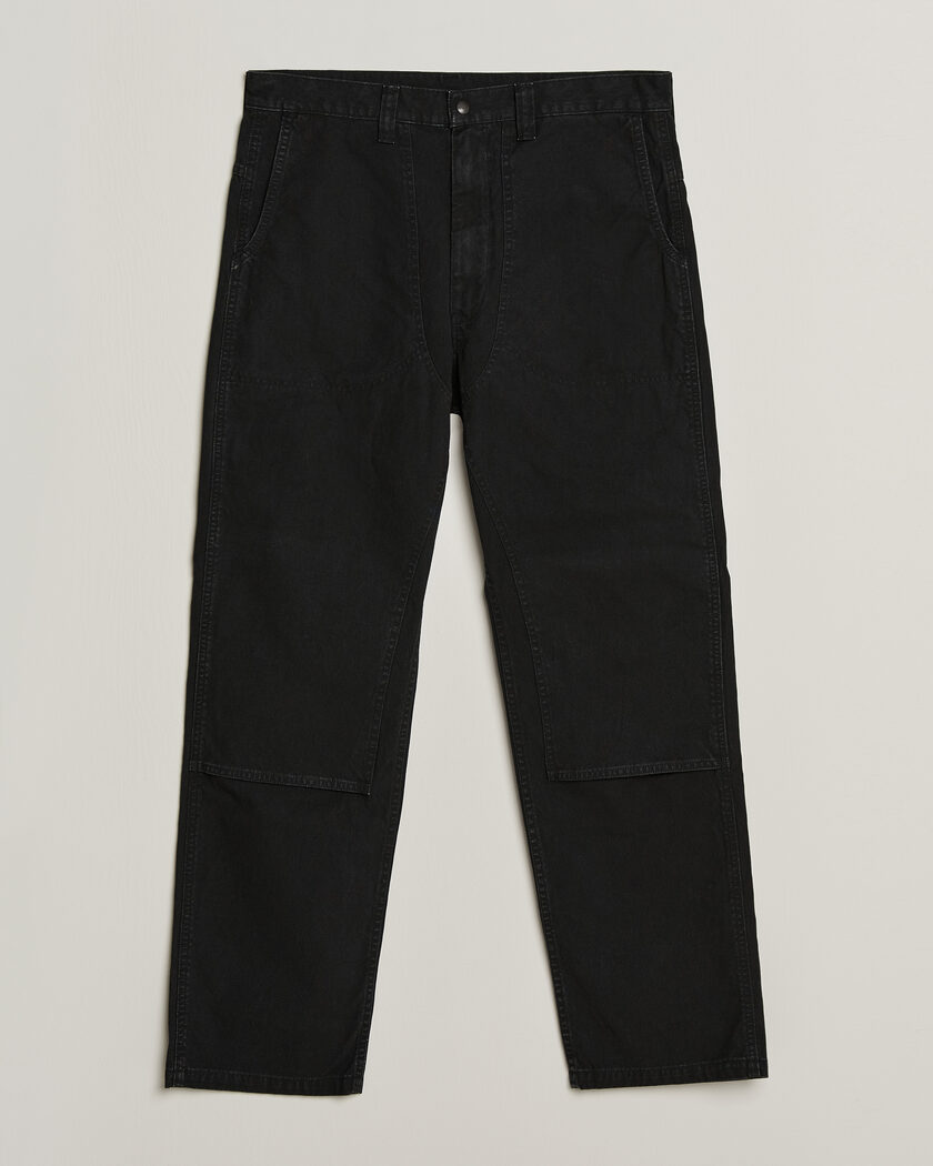 orSlow Double Knee Work Trousers Black – Noir