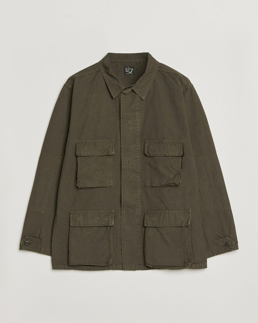 orSlow B.D.U. Stone Washed Jacket Coffee Brown – Bruin