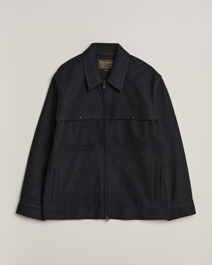 Filson Wool Cruiser Jac Shirt Dark Navy – Blauw