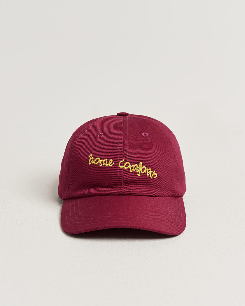 Drake's Home Comforts Twill Baseball Cap Red – Rood