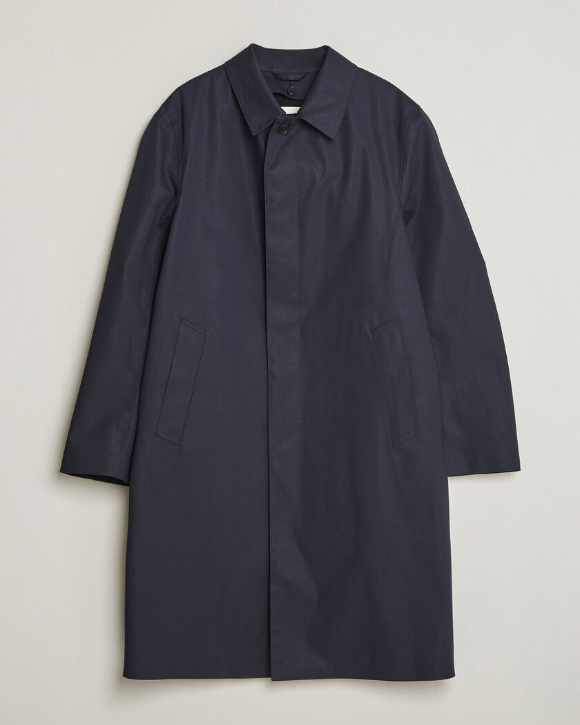 Mackintosh Dunkeld Car Coat Navy – Blauw