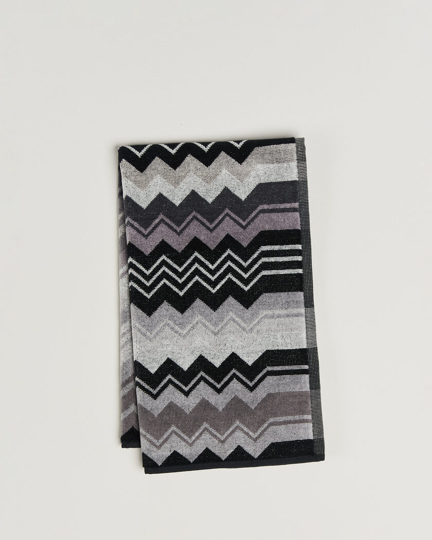 Missoni Home Giacomo Hand Towel 40x70cm Multi Black – Noir
