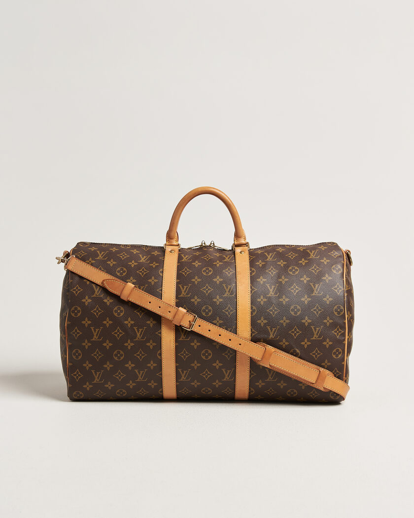 Louis Vuitton Pre-Owned Keepall 50 Bandoulière Monogram – Marron