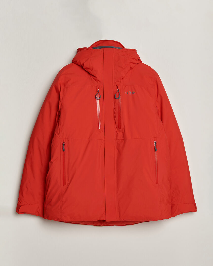 Rab Batura Waterproof Down Jacket Summit Red – Rood