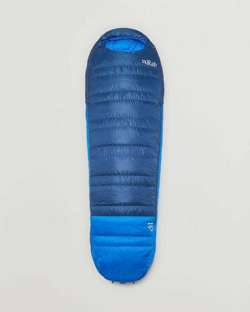 Rab Ascent -6 Sleeping Bag Regular Tempest Blue/Maya Blue – Bleu