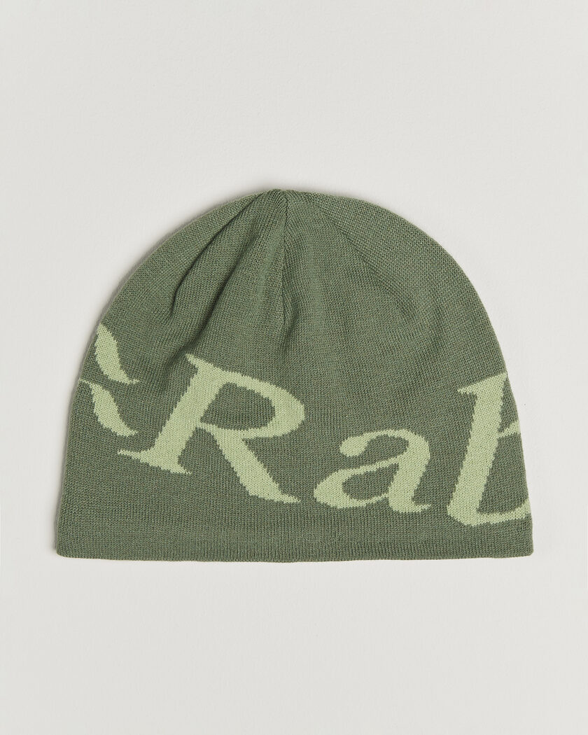 Rab Logo Beanie Dark Fig Green/Fig Green – Groen