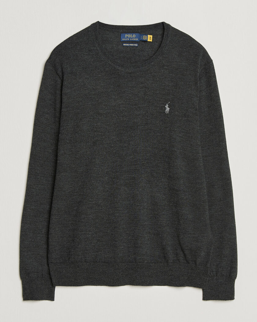 Polo Ralph Lauren Long Sleeve Pullover Dark Granite – Grijs