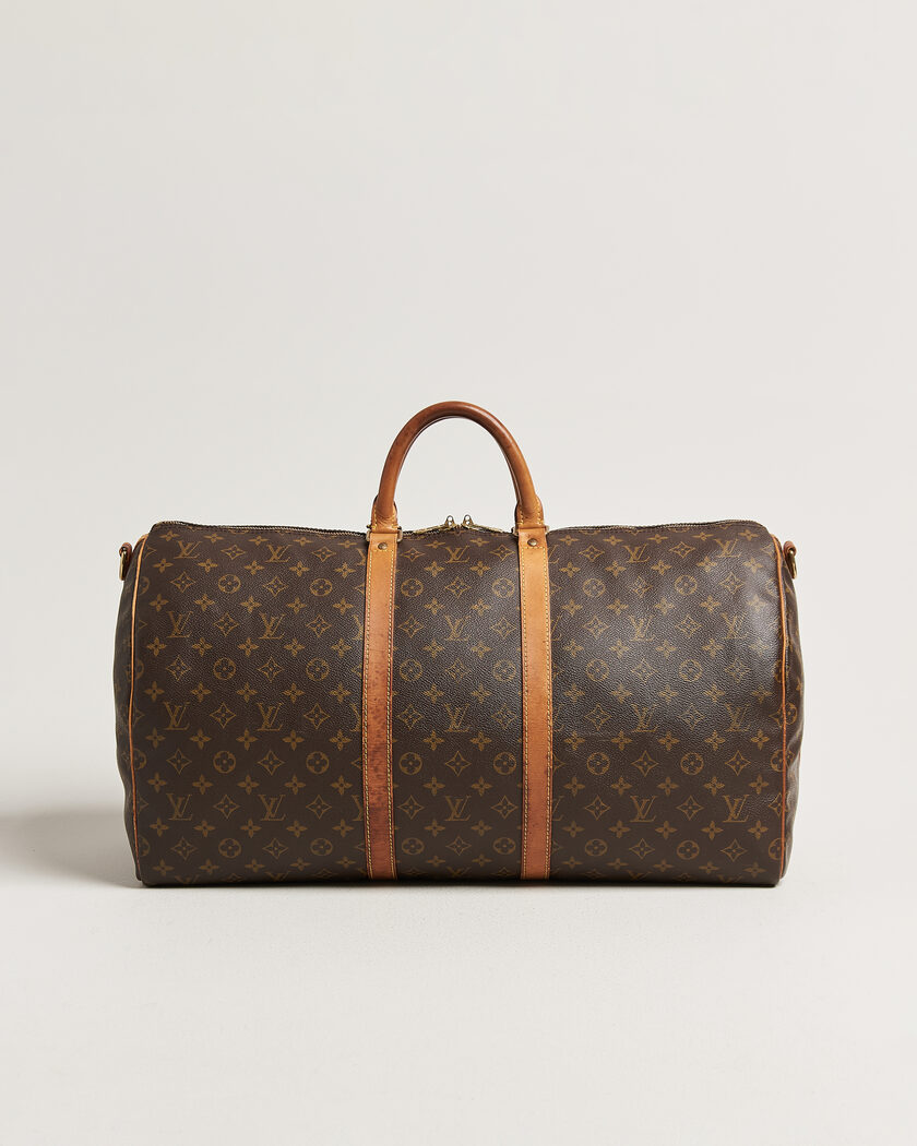 Louis Vuitton Pre-Owned Keepall 55 Bandouliére Monogram – Marron