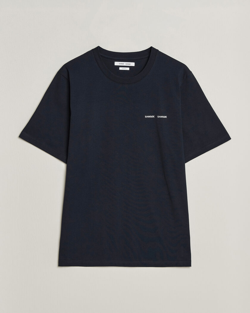 Samsøe Samsøe Thomas Cotton T-Shirt Salute Navy – Bleu