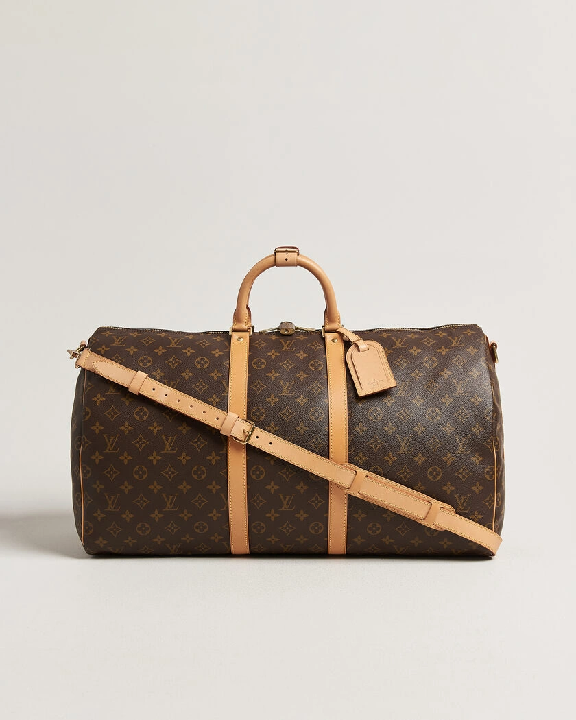 Louis Vuitton Pre-Owned Keepall Bandouliére 55 Monogram – Bruin