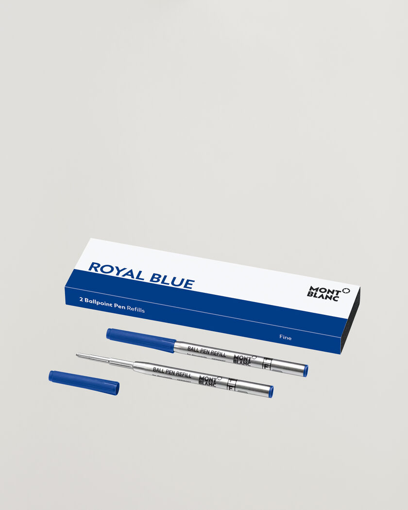 Montblanc 2 Ballpoint Pen Refill Fine Royal Blue – Blauw