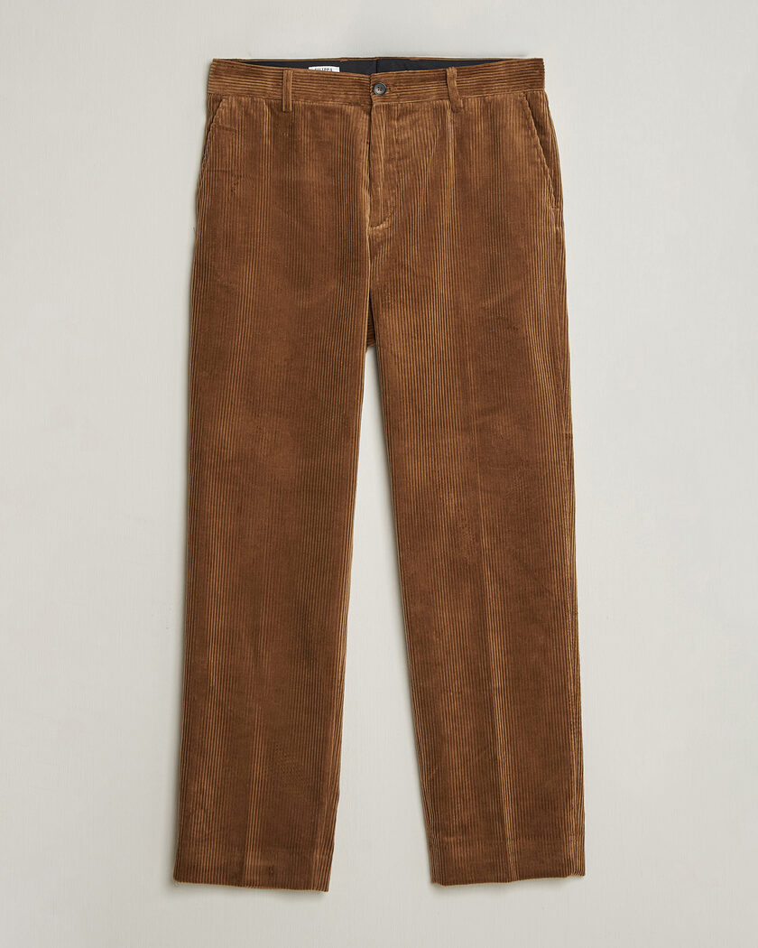 Filippa K Julian Corduroy Chino Trousers Tobacco – Marron
