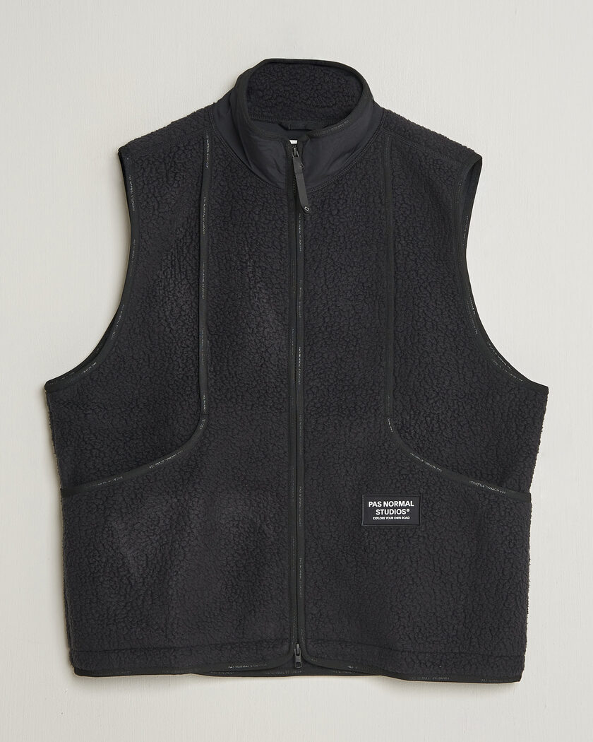 Pas Normal Studios Off-Race Pile Fleece Black – Noir