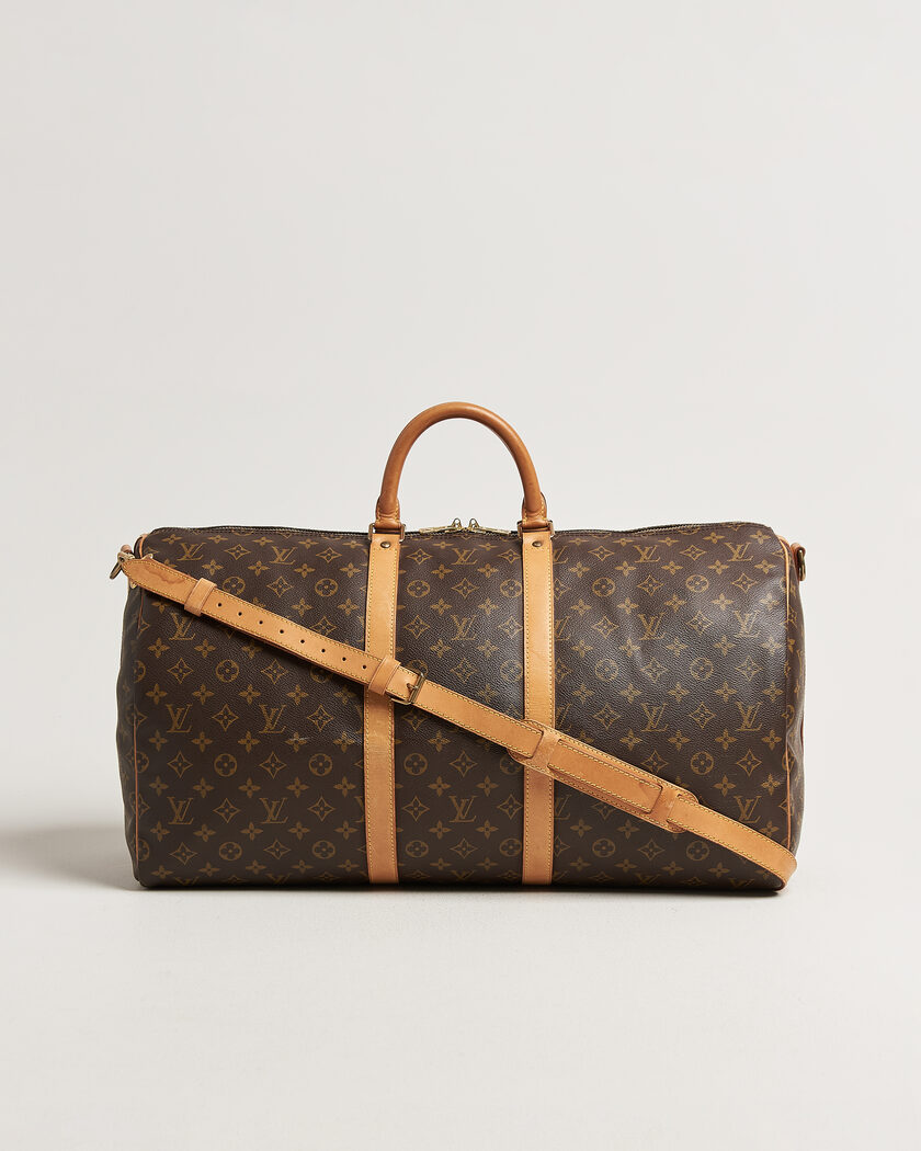 Louis Vuitton Pre-Owned Keepall Bandouliére 55 Monogram – Marron