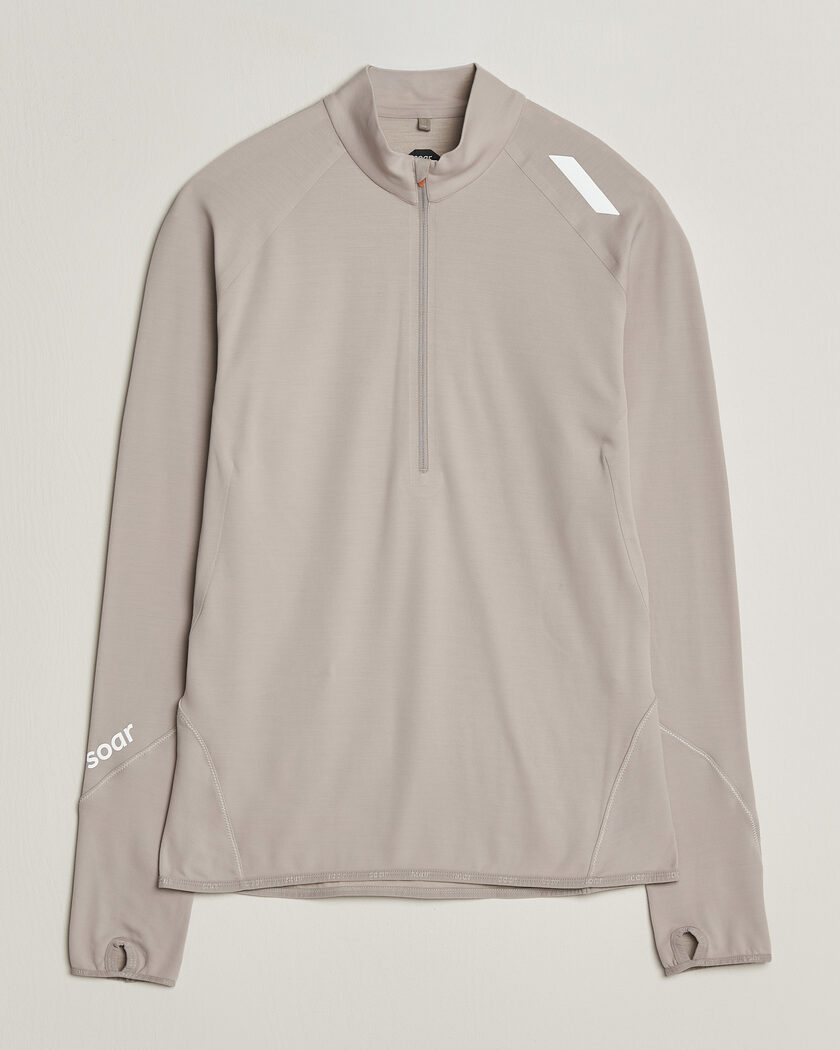 SOAR Running Wool Tech Top Opal Grey – Grijs