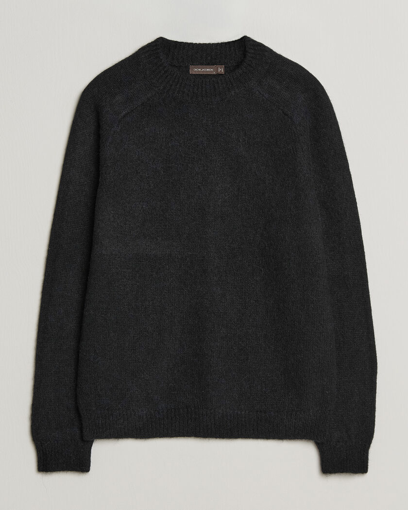 Oscar Jacobson Andie Alpacka/Merino Knitted Sweater Black – Zwart