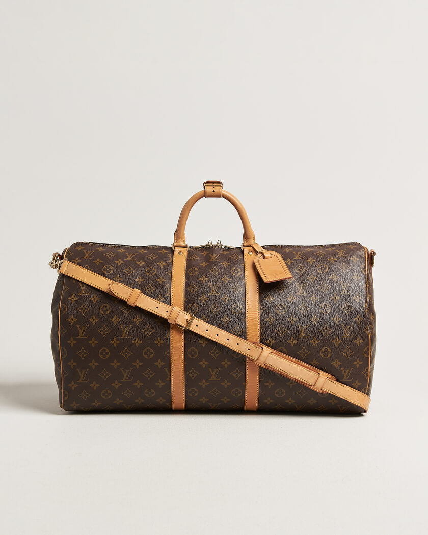 Louis Vuitton Pre-Owned Keepall 55 Bandoulière Monogram – Bruin