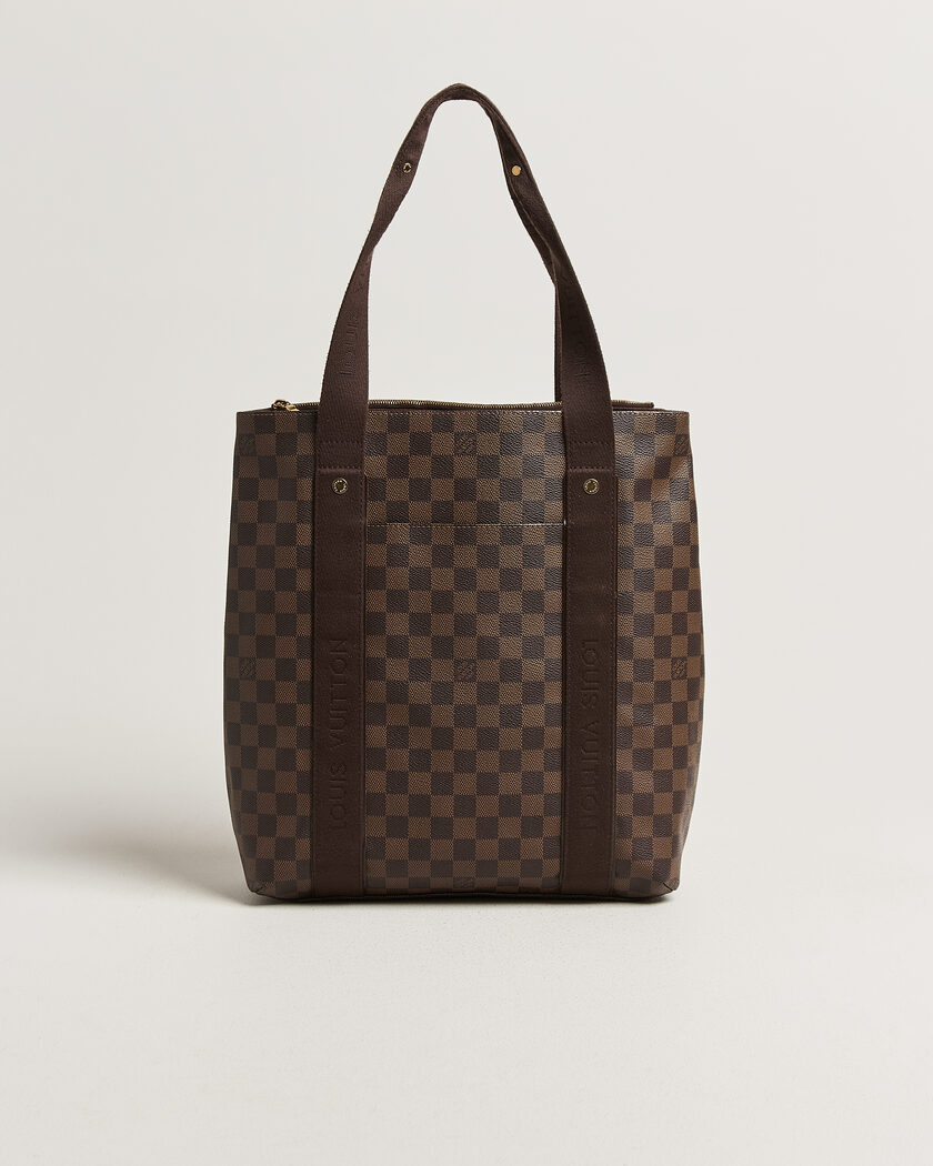 Louis Vuitton Pre-Owned Cabas Bobur Tote Bag Damier Ebene – Bruin