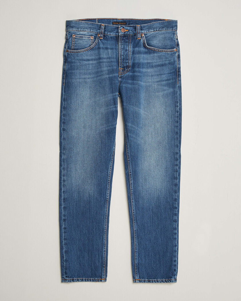 Nudie Jeans Steady Eddie II Jeans Rain River – Bleu