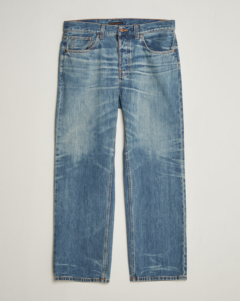  Nudie Jeans Tuff Tony Jeans Silver Tracks – Bleu