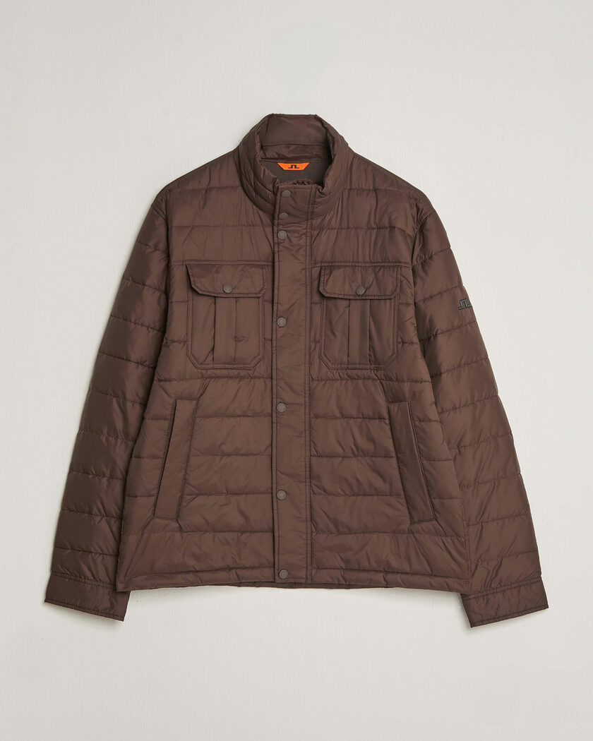 J.Lindeberg Bailey Light Padded Jacket Seal Brown – Marron