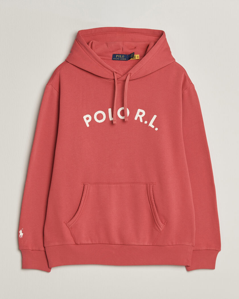 Polo Ralph Lauren Cotton Chest Logo Hood Nantucket Red – Rood