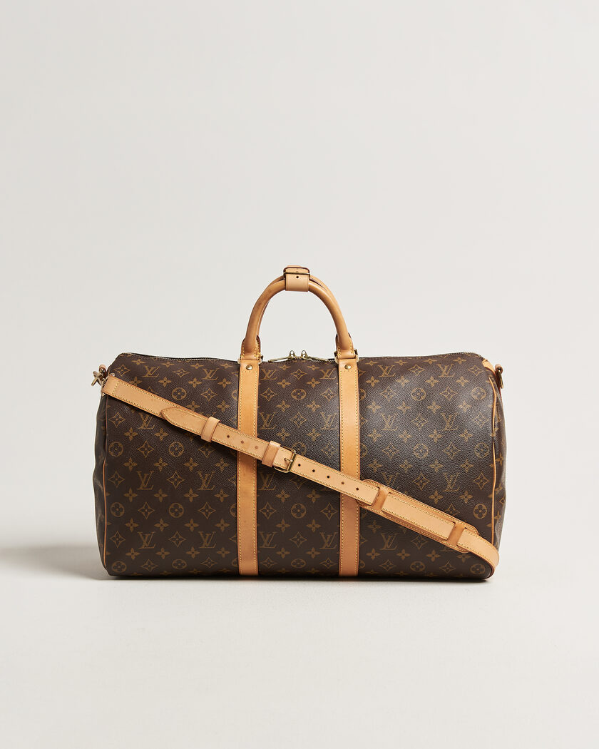 Louis Vuitton Pre-Owned Keepall 50 Bandoulière Monogram – Marron